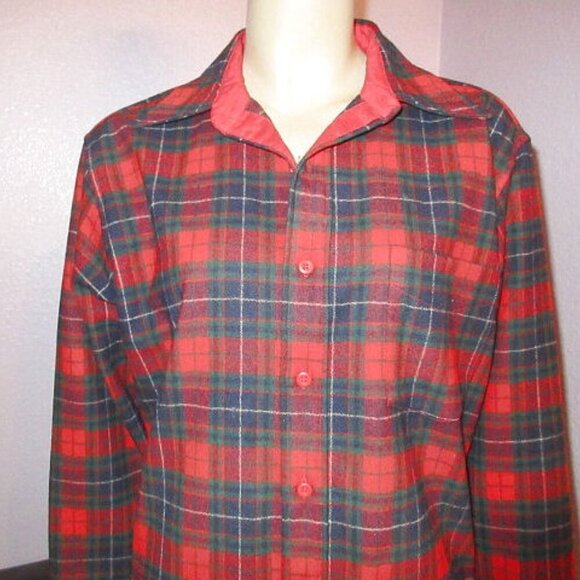 Vtg Pendleton Wool Shirt Mens Size M Tartan Button Up Western Cowboy USA Made - Picture 2 of 11